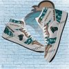 NCAA Coastal Carolina Chanticleers Custom Name Logo Air Jordan 1 High Sneakers