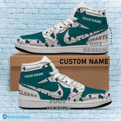 Alternative view of NCAA Coastal Carolina Chanticleers Custom Name New Season Design Air Jordan 1 High Sneakers