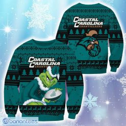 NCAA Coastal Carolina Chanticleers Grinch Cold Ugly Christmas Sweater