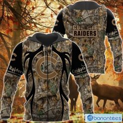 NCAA Colgate Raiders Camo Hunting Zip Up Hoodie