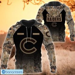 NCAA Colgate Raiders Custom Name Hunting Camo Style Pullover Hoodie
