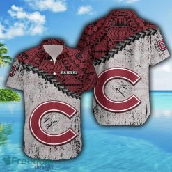 NCAA Colgate Raiders Grunge Polynesian Tattoo Hawaiian Shirt