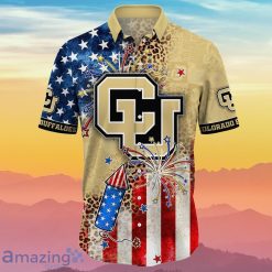 Alternative view of NCAA Colorado Buffaloes 4th Of July Independence Day Hawaiian Shirt
