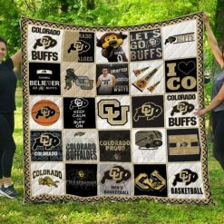 NCAA Colorado Buffaloes Collection Quilt Blanket