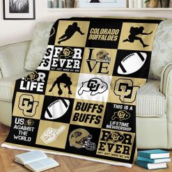 NCAA Colorado Buffaloes Love For Ever Fleece Blanket