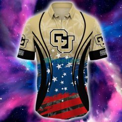 Alternative view of NCAA Colorado Buffaloes Star Pattern Hawaiian Shirt
