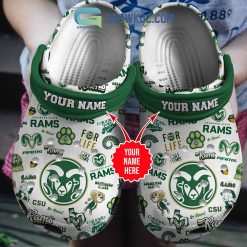 NCAA Colorado State Rams Custom Name For Life Crocs