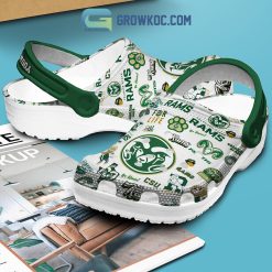 Alternative view of NCAA Colorado State Rams Custom Name For Life Crocs