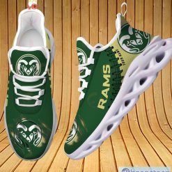 NCAA Colorado State Rams Custom Name Green Max Soul Shoes