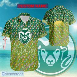 NCAA Colorado State Rams Custom Name Spring Hawaiian Shirt