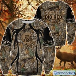 NCAA Cornell Big Red Camo Hunting Sweatshirt