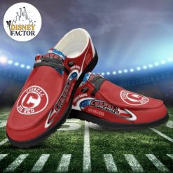 Alternative view of NCAA Cornell Big Red Custom Name Hey Dude Shoes