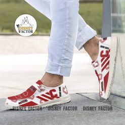 Alternative view of NCAA Cornell Big Red Custom Name Red Striped Hey Dude Shoes