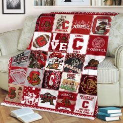 NCAA Cornell Big Red Love Fleece Blanket