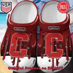 NCAA Cornell Big Red Melting Paint Crocs