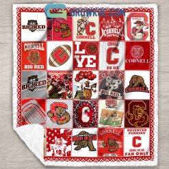Alternative view of NCAA Cornell Big Red New Design Fleece Blanket