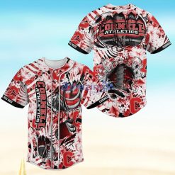 NCAA Cornell Big Red Skeleton Baseball Jersey