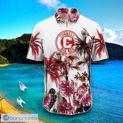 Alternative view of NCAA Cornell Big Red White Hawaiian Shirt