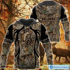 NCAA Drake Bulldogs Camo Hunting Pullover Hoodie