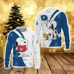 NCAA Drake Bulldogs Snoopy Cute Heart Sweater