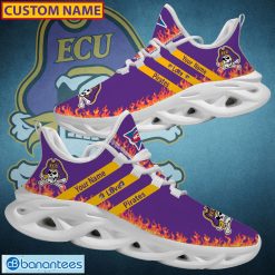 NCAA East Carolina Pirates Custom Name Love Max Soul Shoes
