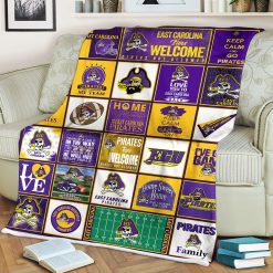 NCAA East Carolina Pirates Welcome Fleece Blanket