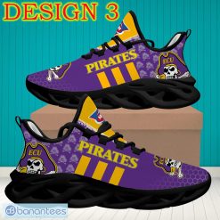 Alternative view of NCAA East Carolina Pirates Yellow Striped Max Soul Shoes