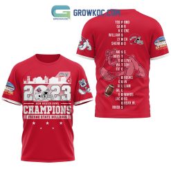 NCAA Fresno State Bulldogs 2023 New Mexico Bowl Red T-Shirt