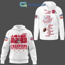 NCAA Fresno State Bulldogs 2023 New Mexico Bowl White Pullover Hoodie