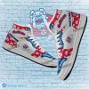 NCAA Fresno State Bulldogs Custom Name Logo Air Jordan 1 High Sneakers
