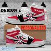 NCAA Fresno State Bulldogs Custom Name New Design Air Jordan 1 High Sneakers