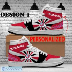 NCAA Fresno State Bulldogs Custom Name New Design Air Jordan 1 High Sneakers