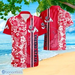 NCAA Fresno State Bulldogs Flower Hawaiian Shirt