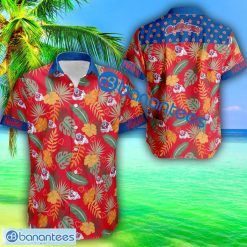 NCAA Fresno State Bulldogs Heart Pattern Hawaiian Shirt