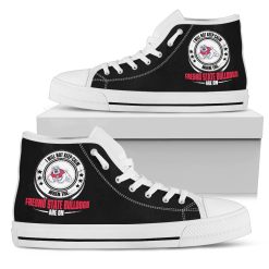 NCAA Fresno State Bulldogs I Will Not Keep Calm Amazing High Top Shoes