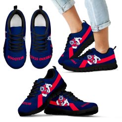 Alternative view of NCAA Fresno State Bulldogs Line Logo Running Shoes