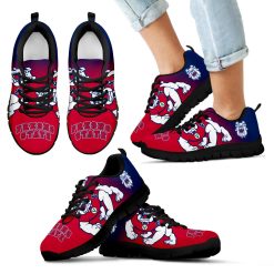 Alternative view of NCAA Fresno State Bulldogs Special Unofficial Running Shoes