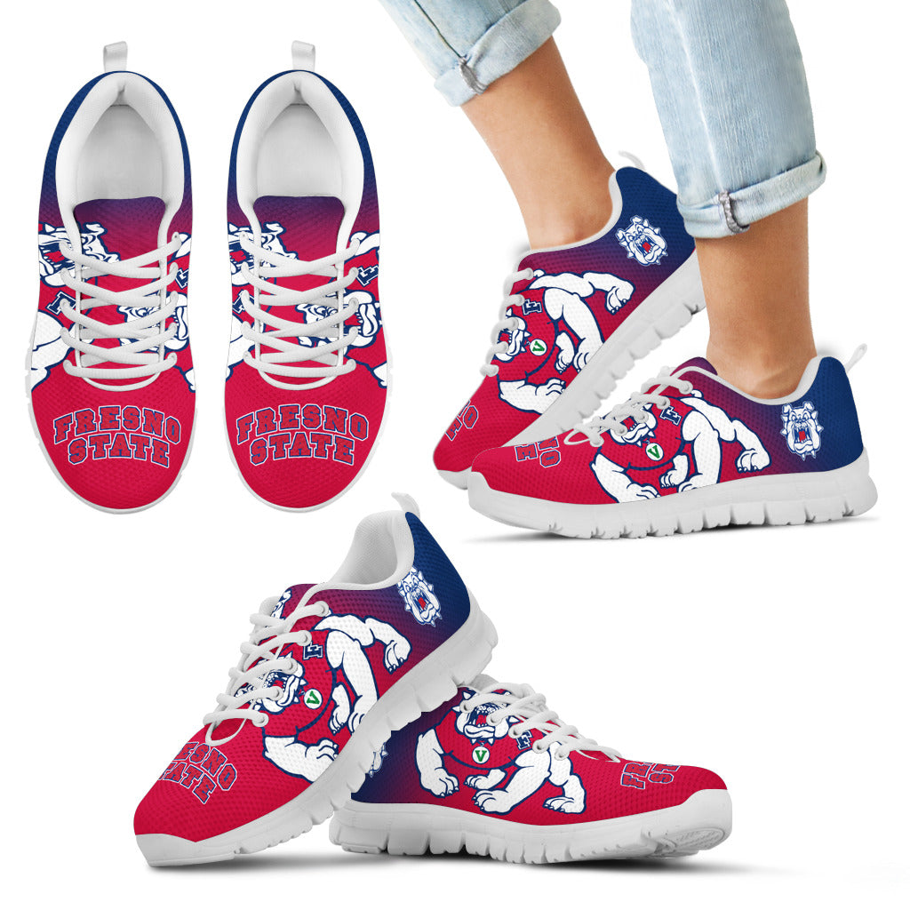 NCAA Fresno State Bulldogs Special Unofficial Running Shoes