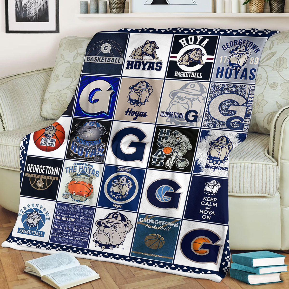 NCAA Georgetown Hoyas Fleece Blanket