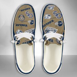 NCAA Georgia Southern Eagles Custom Name Blue Hey Dude Shoes