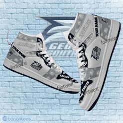 NCAA Georgia Southern Eagles Custom Name Logo Air Jordan 1 High Sneakers