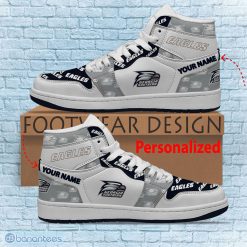 Alternative view of NCAA Georgia Southern Eagles Custom Name Logo Air Jordan 1 High Sneakers