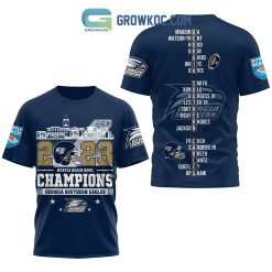 NCAA Georgia Southern Eagles Navy 2023 Myrtle Beach Bowl T-Shirt