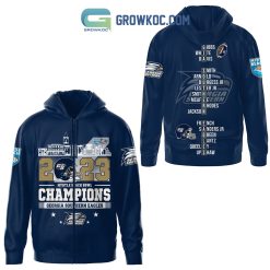 NCAA Georgia Southern Eagles Navy 2023 Myrtle Beach Bowl Zip Up Hoodie