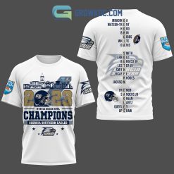 NCAA Georgia Southern Eagles White 2023 Myrtle Beach Bowl T-Shirt
