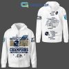 NCAA Georgia Southern Eagles White 2023 Myrtle Beach Bowl Zip Up Hoodie