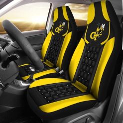 NCAA Georgia Tech Yellow Jackets Black Yellow Car Seat Covers