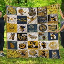 NCAA Georgia Tech Yellow Jackets Collection Quilt Blanket