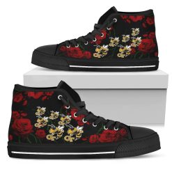 Alternative view of NCAA Georgia Tech Yellow Jackets Lovely Rose Thorn Incredible High Top Shoes