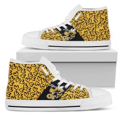 NCAA Georgia Tech Yellow Jackets Perfect Cross Color Absolutely High Top Shoes